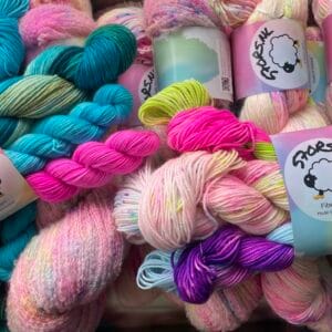 IMG_4317 Mini skein sock yarn set 'Sushi Box' 100g hand-dyed yarn