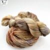 Handgeverfd sokkengaren garen. Superwash Merino, nylon en stellina glitter. Muad'dib'.