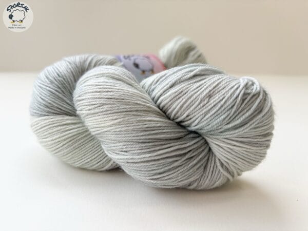 Platinum Gray – Hand-Dyed Merino Yarn in a Chic Shade