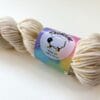 51aae6a4-8df2-4a84-937d-5fdb99fdd424 Cupid's Cheeks - Hand-Dyed Merino Yarn in Soft White with Speckles